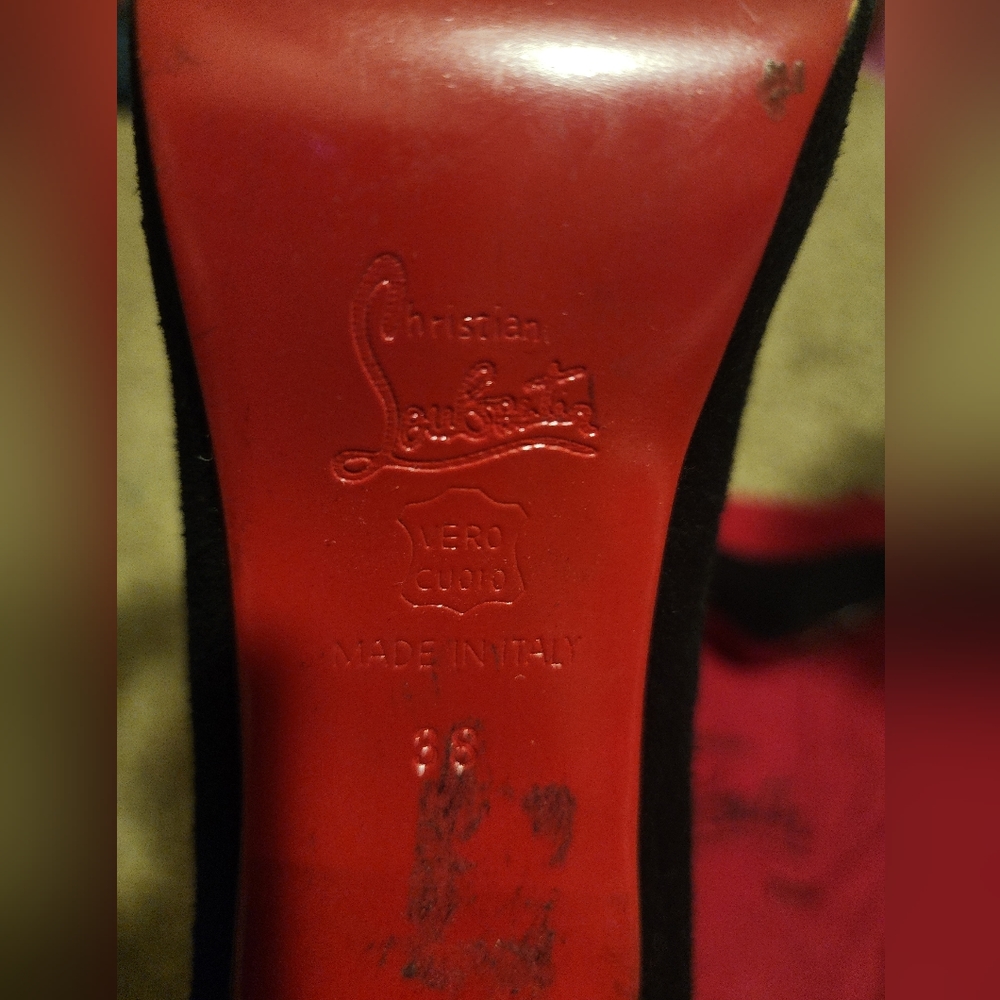 Authentic Christian Louboutin Heels Size Eu38 - image 4
